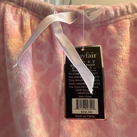 3 pair of ladies fleece lounge pants with elastic waist and drawstring size L - Picture 6 of 9